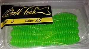 Силікон Джміль 3" сьедобный "Gold fish" color 25