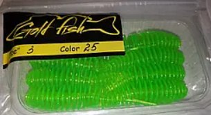Силікон Джміль 3" сьедобный "Gold fish" color 25