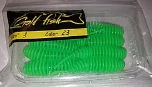 Силікон Джміль 3" сьедобный "Gold fish" color 23