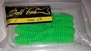 Силікон Джміль 3" сьедобный "Gold fish" color 23