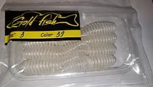 Силікон Джміль 3" сьедобный "Gold fish" color 39