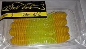 Силікон Джміль 3" сьедобный "Gold fish" color 3/2
