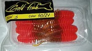 Силікон Джміль 3" сьедобный "Gold fish" color 40/21