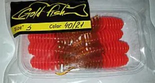 Силікон Джміль 3" сьедобный "Gold fish" color 40/21