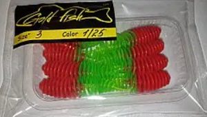 Силикон Шмель 3" сьедобный "Gold fish" color 1/25