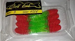 Силикон Шмель 3" сьедобный "Gold fish" color 1/25