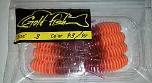 Силікон Джміль 3" сьедобный "Gold fish" color 43/41