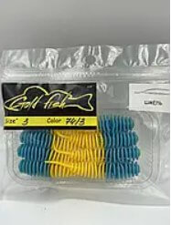 Силікон Шмель 3" знімний "Gold fish" color 74/3